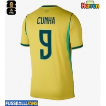 Brasilien Matheus Cunha #9 Heimtrikot WM 2026 Kurzarm